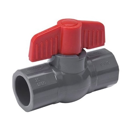 B & K 2 PVC Solv Ball Valve 107-608
